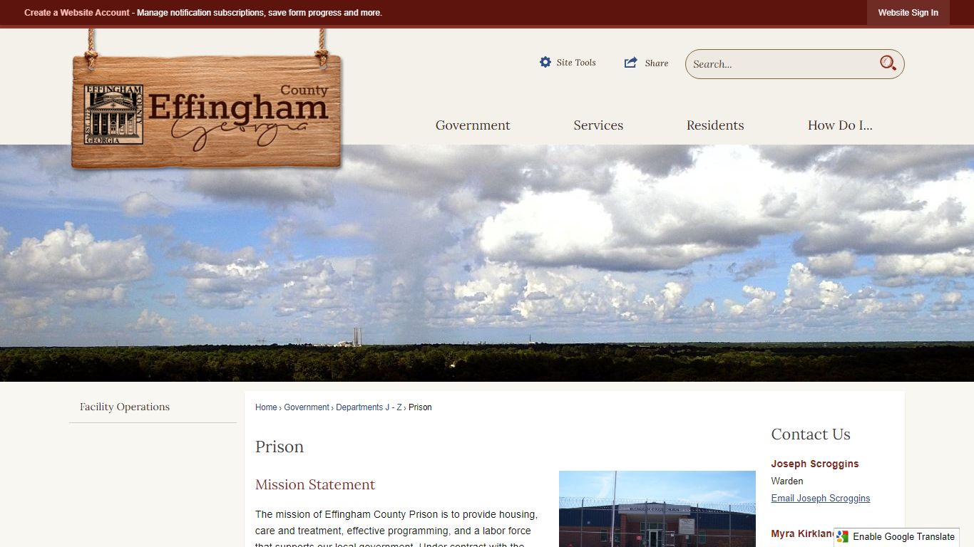Prison | Effingham County, GA